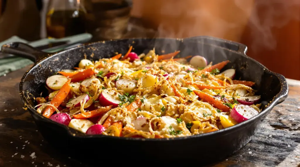 Depuis que je rôtis ces deux légumes d'avril au four ensemble, personne ne réclame plus le gratin de pommes de terre