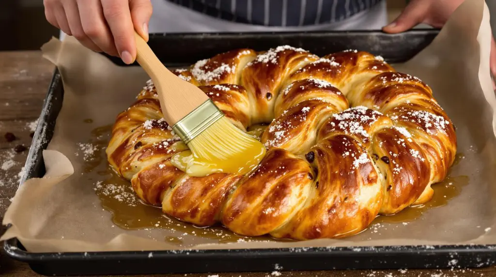 « Je dorais ma brioche au jaune d'œuf, comme tout le monde » : un pâtissier m'a montré le geste qui change tout pour une tresse de Pâques irrésistiblement dorée
